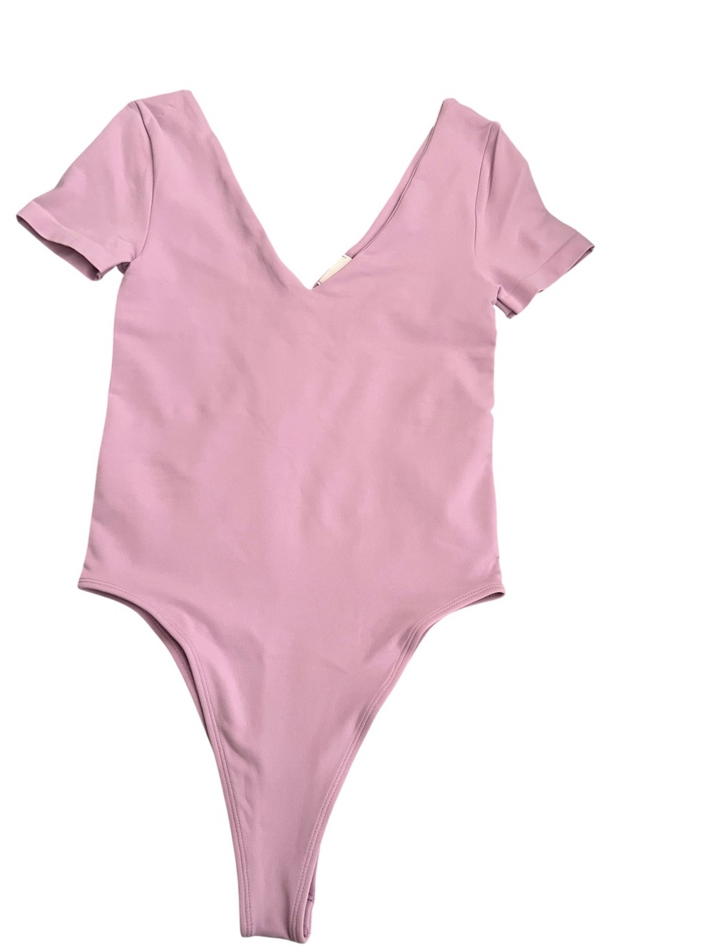 Girls' Pink Short Sleeve One-Piece Bodysuit